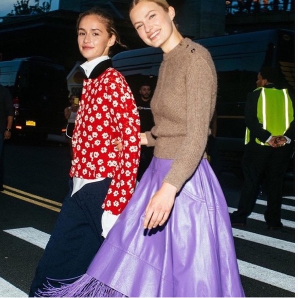 New Tory Burch Flower Stencil Bouclé Jacket - Picture 8 of 15